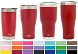 Simple Modern 30oz Cruiser Tumbler - Vacuum Insulated Double Wall Coffee & Tea Cup - Travel Mug 18/8 Stainless Steel Thermos Red - Cherry