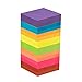 (16 Pack) ZCZN Sticky Notes 3x3 Inches, 1600 Sheets 8 Bright Color Self-Stick Note Pads, Easy to Post for Office, Home, Meeting, School