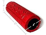 Naturo Fitness Products Sport Foam Roller, Travel Size, Honeycomb Design, Ultra Durable and Hardwearing, Perfect for Myofascial Muscle Release, Trigger Point Release and Sports Massage, 4