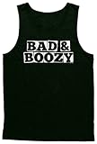 Blittzen Mens Tank Top Bad & Boozy