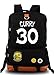 Kayisamo Curry Jordan James Cosplay Basketball Noctilucence Backpack School Bag