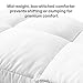 WEEKENDER Hypoallergenic Quilted Down Alternative Hotel Style - Use Insert or Stand Alone Comforter - All Seasons - Corner Duvet Tabs, Twin XL Size, Dorm Room Essentials