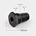 Universal Car Parts 5/8-24 to 3/4-16,13/16-16, 3/4 Motors Adapter for General Car Automotive - Black