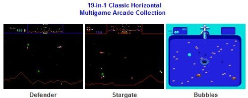 Classical 19 in 1 Horizontal Jamma Arcade Game PCB