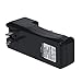 Perman Universal LED Dual Battery Charger for 18650 16340 26650 Rechargeable 3.7V Li-ion Battery Black US