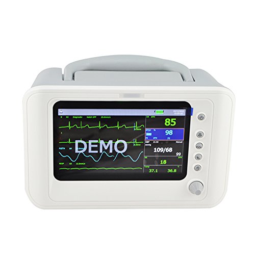 ixaer Rechargeable Color Screen 6 Parameter Monitor 7 inch-Resolution