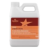 LawnStar Chelated Liquid Iron (32 OZ) for Plants - Multi-Purpose, Suitable for Lawn, Flowers, Shrubs, Trees - Treats Iron Deficiency, Root Damage & Color Distortion - EDTA-Free, American Made