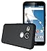 TUDIA Full-Matte ARCH TPU Bumper Protective Case for Nexus 5X [Updated Version: With Microphone Cut Out] (2015) (Black)