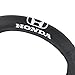 Honda 100% Odorless Car Steering Wheel Cover - Black, Standard (14.5 to 15.5 inch Wheel)