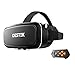 DESTEK V2 Virtual Reality Headset with Bluetooth Remote Controller / Gamepad for 3D Movies / Games in Smartphones with 4-5.7 inch Screen