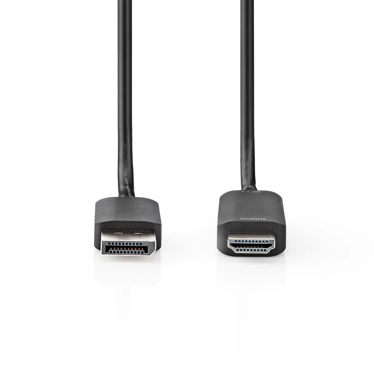 NEDIS DisplayPort to HDMI Cable, Supports 4K@60Hz, Straight Connectors - 2.0m