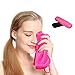 AuroTrends Makeup Remover Towel,2 Pack Reusable Chemical-free Microfiber Makeup Remover Cloths,Magically and Gently Wipe Away Cosmetics,Sunscreen,Oil and Dirt,Set of 2 (Pink+Black)