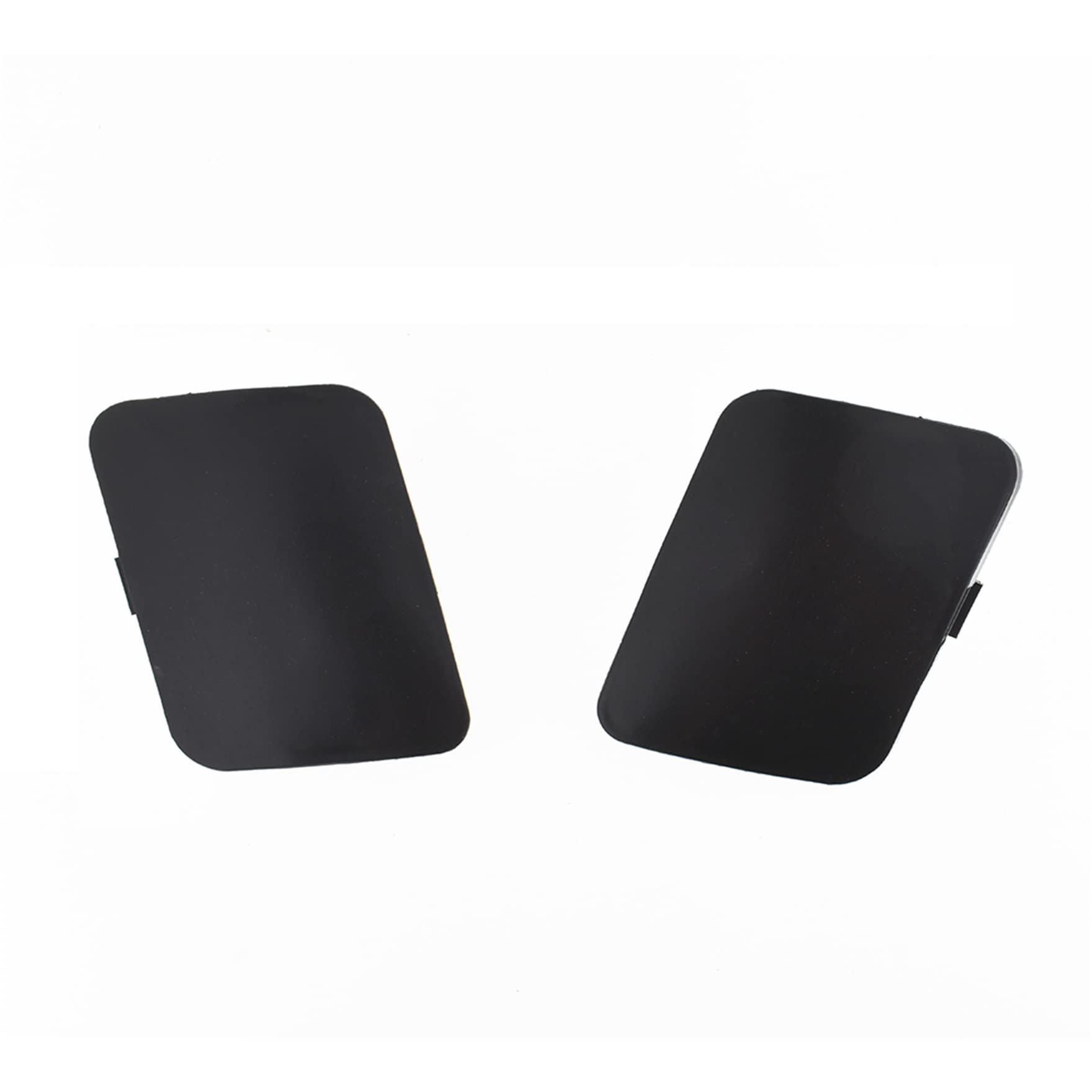 Photo 1 of 2 x Black Auto Parts Left Right Front Bumper Tow Hook Cover Cap Replacement for RAV4 2006 2007 Replacement 53286-42931 Replacement 53285-42930