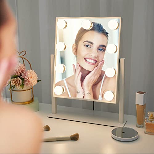 MiroFan Vanity Mirror With Lights Hollywood Mirror Lighted Makeup