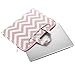 MOSISO Laptop Shoulder Bag Compatible with 13-13.3 inch MacBook Pro, MacBook Air, Notebook Computer, Chevron Carrying Handbag Briefcase Sleeve, Pink