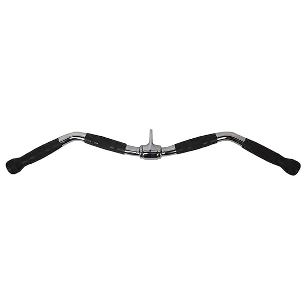 LAT BAR CABLE MACHINE ATTACHMENT, CURL PULLDOWN BAR...