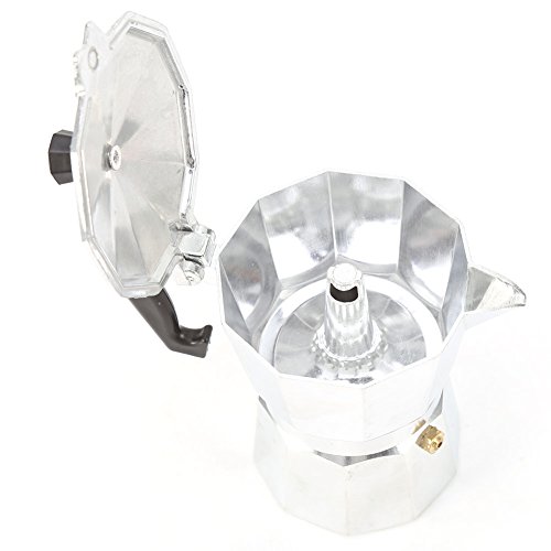 image for fosa 3/6/9/12 Cups Aluminum Italian Type Moka Pot Espresso Coffee Make
