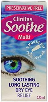 Clinitas Soothe Multi 10ml Dry Eyes - 6 Pack