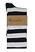 Mysocks Knee High Socks Two Colors Stripe White & Black UK 7-11 EURO 40-45