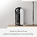 Zmodo Snap PT Camera True Wire-Free or Plugged-in 1080p Security Camera System and Smart Hub with 2 Pack Door/Window Sensors, Black & Silver