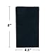 Dinner Napkins Disposable Guest Towels, Black Beverage Napkins Soft and Absorbent Paper Napkins Dinner Size for Party, Wedding, 8” x 4.5” 2 Ply Party Napkins, Pack of 40 - by Amcrate