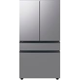 Samsung 29 Cu. Ft. Bespoke 4-Door French Door Refrigerator with Beverage Center, Stainless Steel, RF29BB8600QLAA