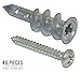 Premium Quality Self-Drilling Drywall Zinc Anchors with Screws Kit