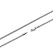 Aibless 3mm Upscale Titanium Steel Rolo Chain Necklaces for Men & Women, 16"-30"