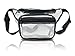 Clear Fanny Pack. Stadium Approved Waist Bag for Events, Games, and Concerts Transparent (Black)