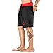 Elite Sports NEW ITEM Black Jack Series Fight Shorts,Red,Large