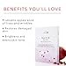 100% PURE Sheet Mask: Does It All (5 PCS), Full Face Sheet Mask, Made with Retinol, Hyaluronic Acid, Brightens Skin, Restores Damaged Skin, Sustainably Made - 5 PACK
