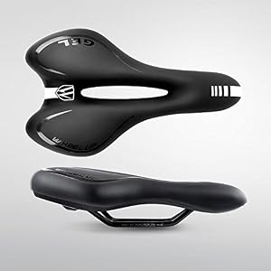 Wheelup Professional Bike Seat, Breathable Comfortable Gel Bike Saddle Cushion, Mountain Bike Road Bike Bicycle Seat…