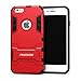 iPhone 6 Case, Pasonomi® [Heavy Duty] [Shock-Absorption] [Kickstand Feature] Hybrid Dual Layer Armor Defender Full Body Protective Case Cover for iPhone 6 4.7Inch (Red)