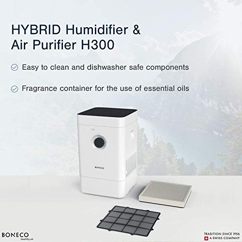 BONECO H300 Hybrid Humidifier & Air Purifier, 3in1 Air Washer