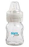 BORN FREE BOTTLE,GLASS,WIDE NK,5 OZ 5 OZ 1-EA