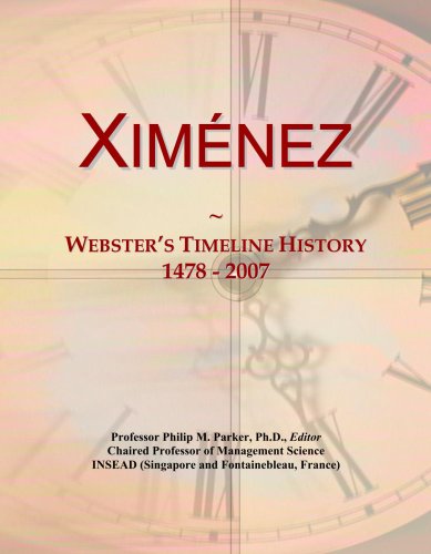 Xim¿nez: webster s timeline history, 1478 - 2007