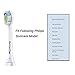Compatible Philips Sonicare DiamondClean Replacement Toothbrush Heads, Brush Heads for Sonicare Electric Toothbrush,White 8 Count.Diamond-Shaped bristles.Premium Quality with Affordable Price.