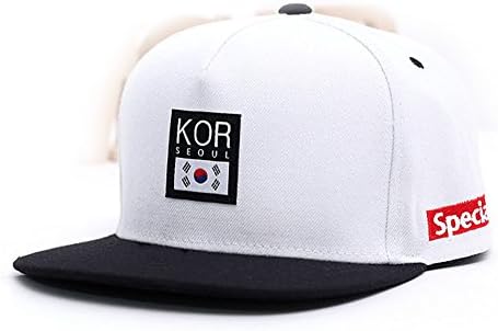 Korean Flag Snapback,Taegukgi Hat,Baseball Cap,Taeguk Mark,Made in Korea,White
