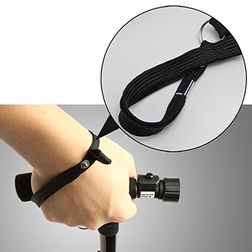 Sminiker Professional LED Folding Walking Cane with Carrying Bag for Old Gentleman or Lady Aluminum Alloy Foldable Cane with Light