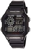 Casio Men's AE1200WH-1A World Time Multifunction Watch