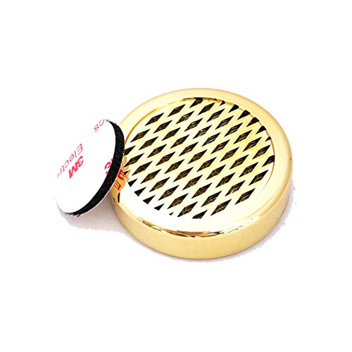 Cigar Humidifier, Anync Cigar Humidor Humidifier with 3M Magic Patch for Cigars Humidor, Round and PVC Material, Gold Tone - Thumbnail 6