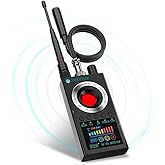 JMDHKK K19 Hidden Camera Detector, Bug Detector, Multi-Functional Privacy Protection Device with Magnetic, Wireless Signal, IR Detection and Flashlight for Travel, Office, Hotel, Cars