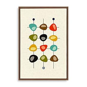 Framed Abstract Colorful Home Artwork for Living Room Bedroom