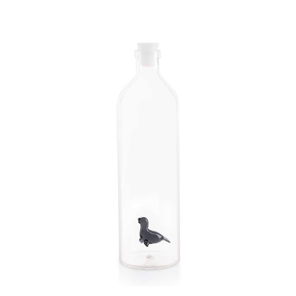 Balvi Bottle Atlantis Seal for water Figure contains seal Capped silicone Borosilicate 30cm