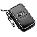 Leather Car Key Case Remote Control package Auto Key Chains (Audi)