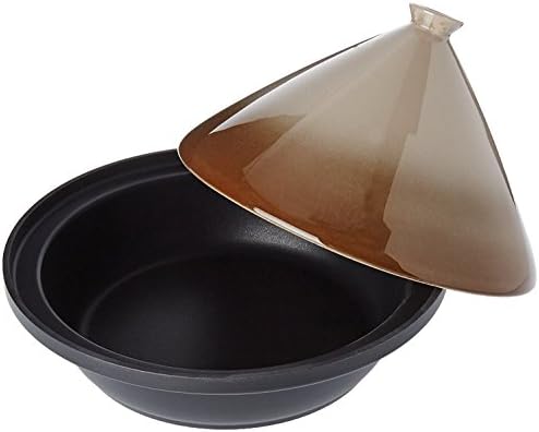 WEB2O Tajine Induction et Vitro-céramique INOX Taupe 30,20 x 30,20 x 23 cm
