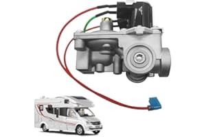 Aepiraza 93844 RV Water Heater Solenoid Gas Valve 91638 Main Burner Tube Fit for Atwood/Dometic RV Water Heaters 6-10 Gallon 