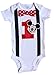 Baby Boys 1st Birthday Outfit Mickey Mouse Bodysuit, White-black-red-dot, 18M-Short Sleeve