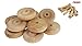 Wood Wheels - 24 Pack with Free Axle Pegs - Made in USA (1.5