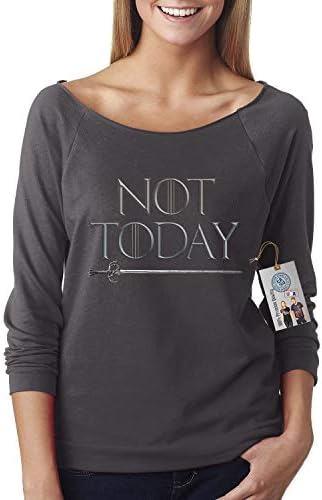 Game of Thrones Not Today Off Shoulder French Terry Top